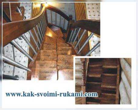 Отделка лестницы на второй этаж фото в частный дом своими руками