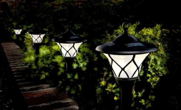 Садовые светильники столбики